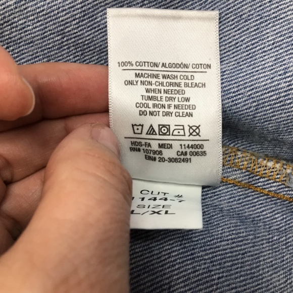 New Hudson Classic Trucker Jean Jacket - L/XL - Picture 7 of 10